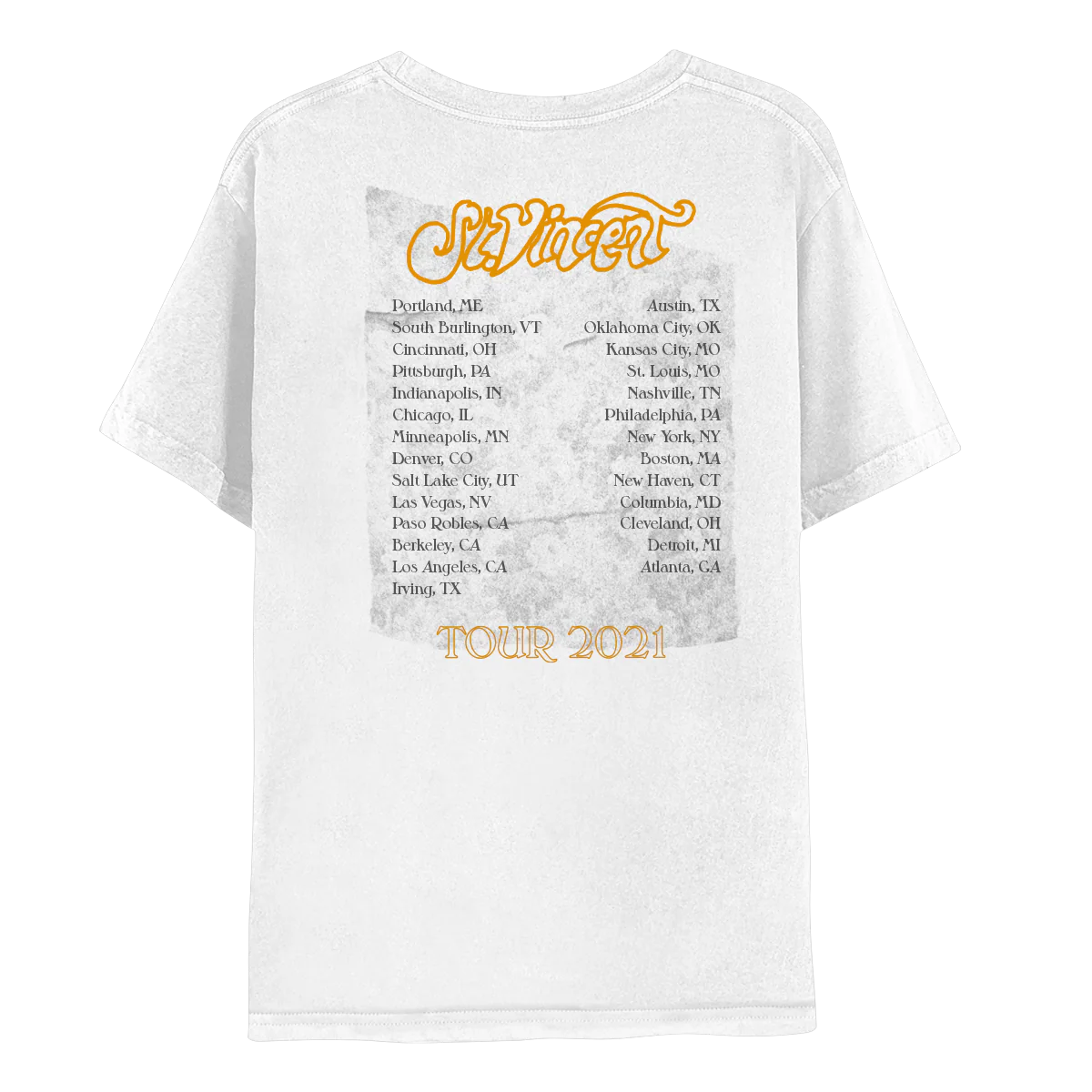 Daddy's Home Tour 21 White Tee - Image 2